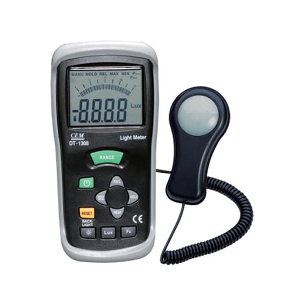 Измеритель уровня освещения (люксметр) СЕМ DT-1308 480243