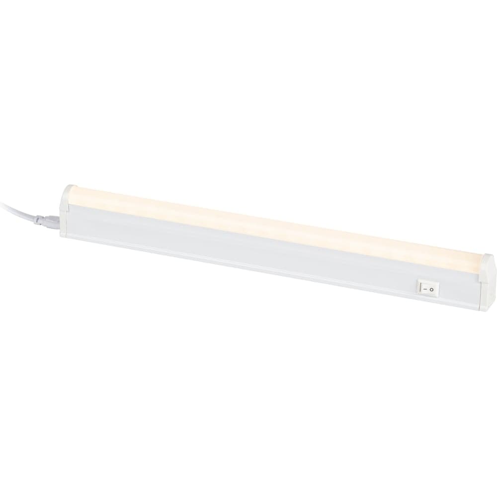 Линейный светодиодный светильник ЭРА LLED-01-04W-4000-W 4Вт 4000K L314мм с выключателем Б0017422