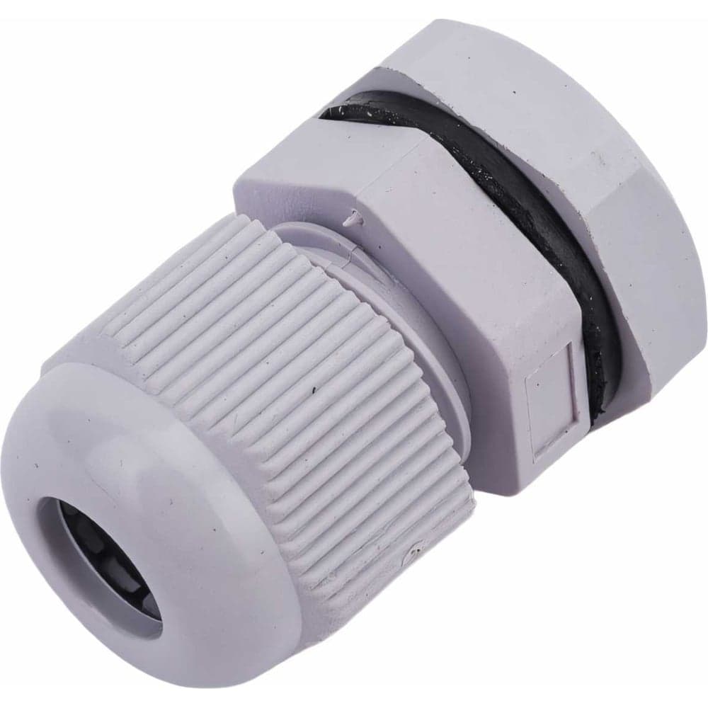 Сальник ГОФРОМАТИК pg 7 пластик (3-6,5мм) ip68 серый zeta30908