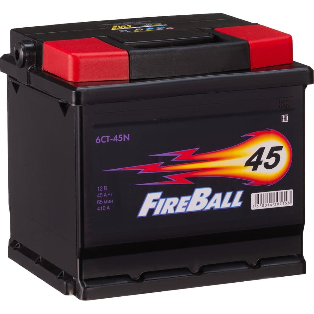 Аккумулятор FIRE BALL 6ст 45 N, 410 А CCA, 545103020
