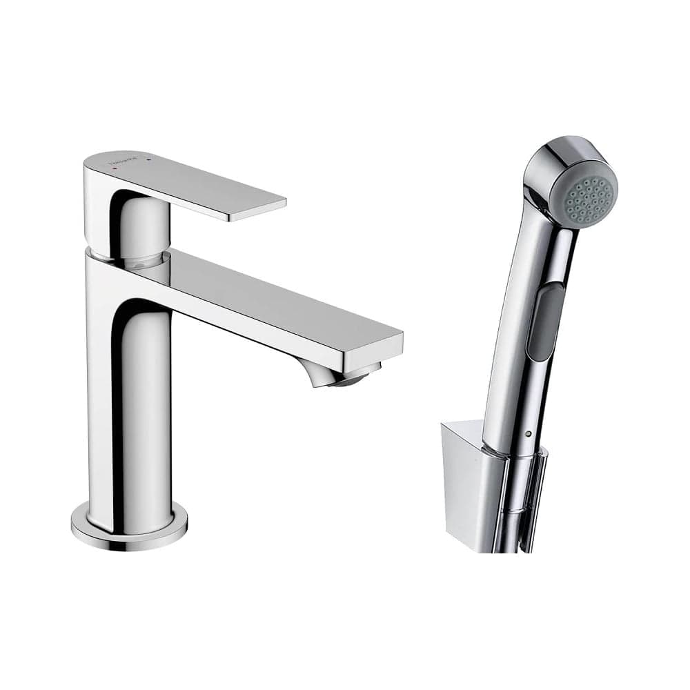 Смеситель для раковины Hansgrohe Rebris e 110 с гигиеническим душем 72216000 00000122417
