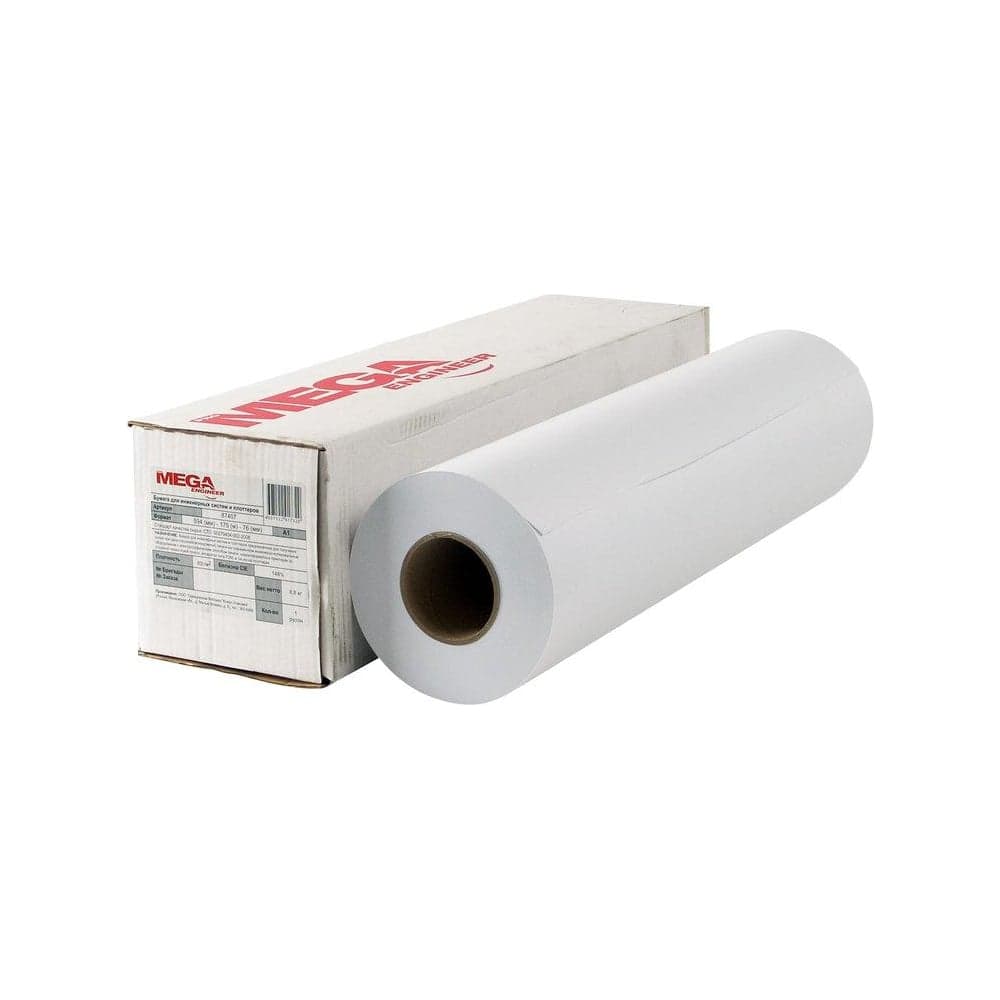 Бумага широкоформатная InkJet Комус 80г 440ммх175 76мм 654108
