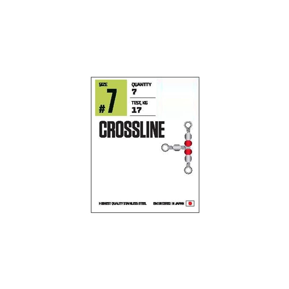Трехсторонние вертлюги с бусинками Lucky John LJ Pro Series CROSLINE 014, 10шт LJP5109-014
