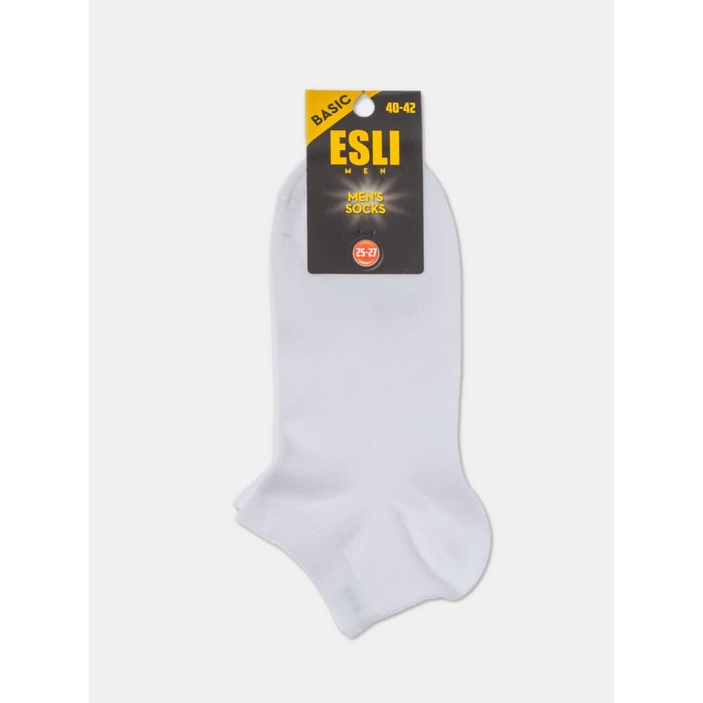 Мужские носки ESLI basic короткие, 18с-98/1спе, р.42-45, белый 1001332180040015000