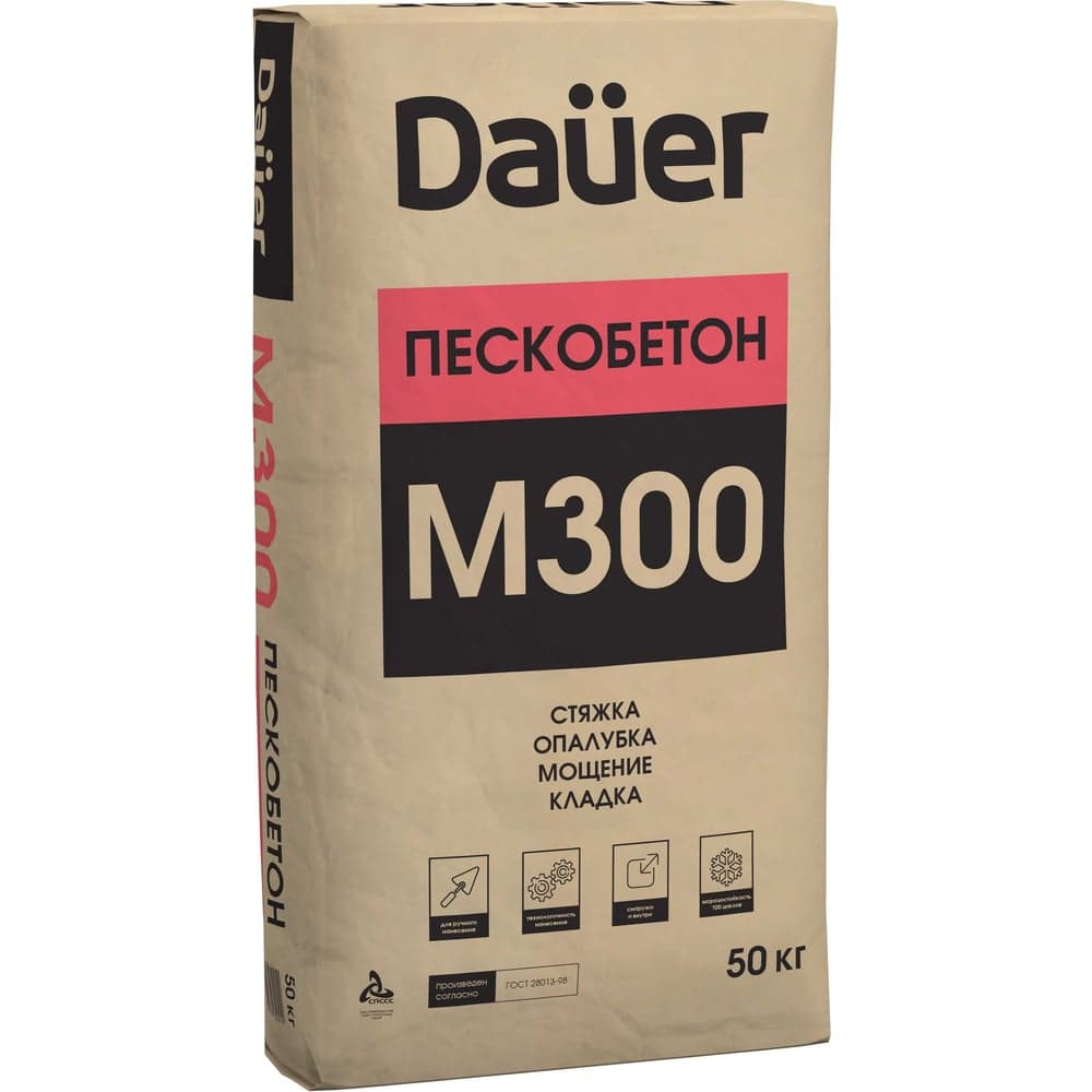 Пескобетон Dauer м-300 50 кг Z-30*50