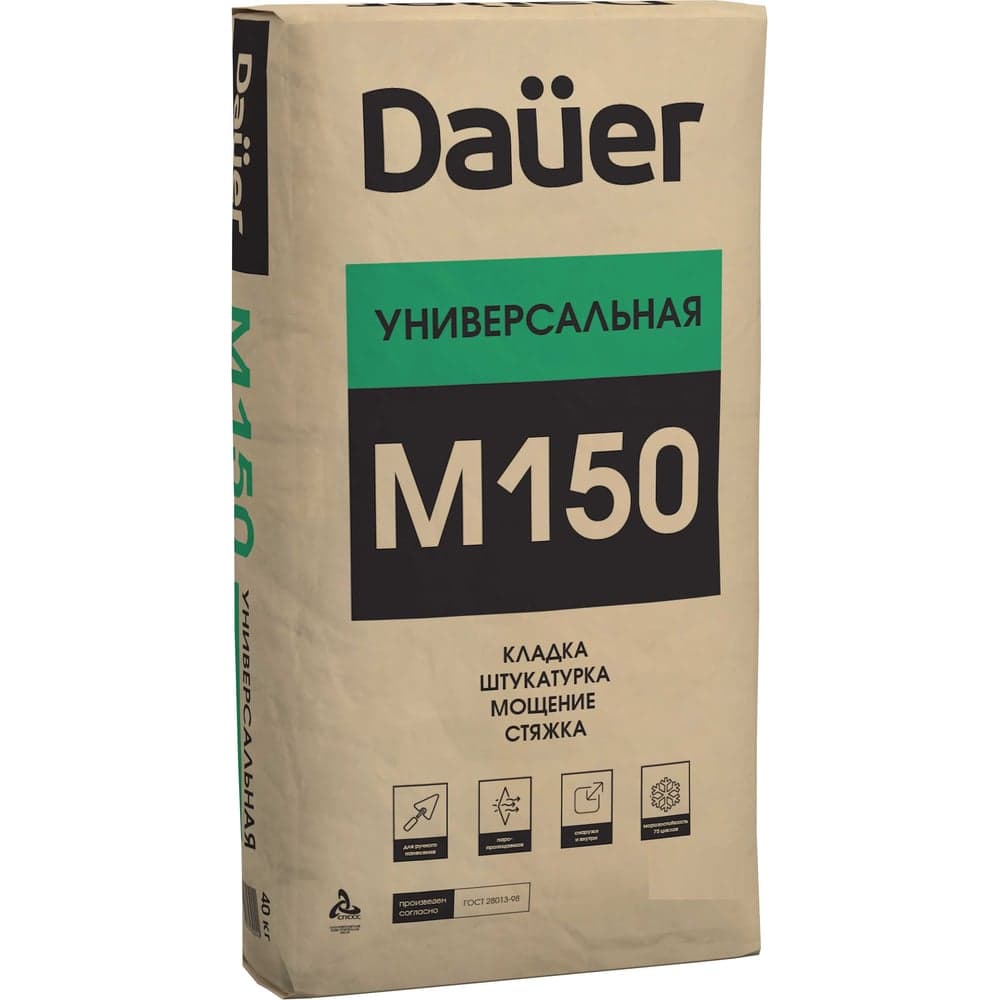 Универсальная сухая смесь Dauer м-150 30 кг 32734