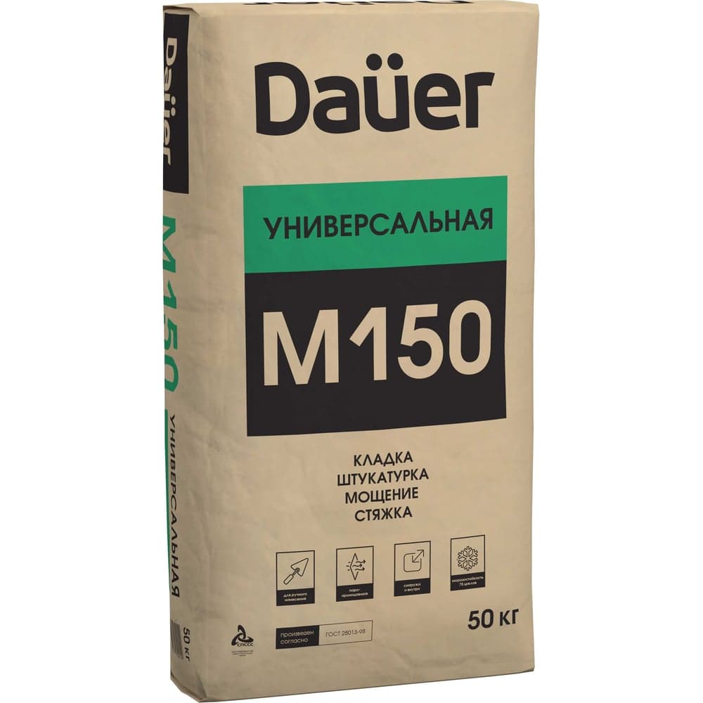 Универсальная сухая смесь Dauer м-150 50 кг Z-15*50