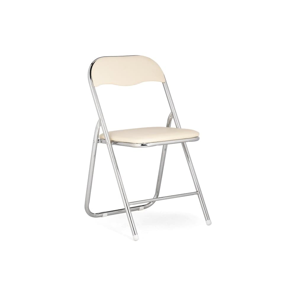 Складной стул Woodville Fold 1 beige/chrome 15481