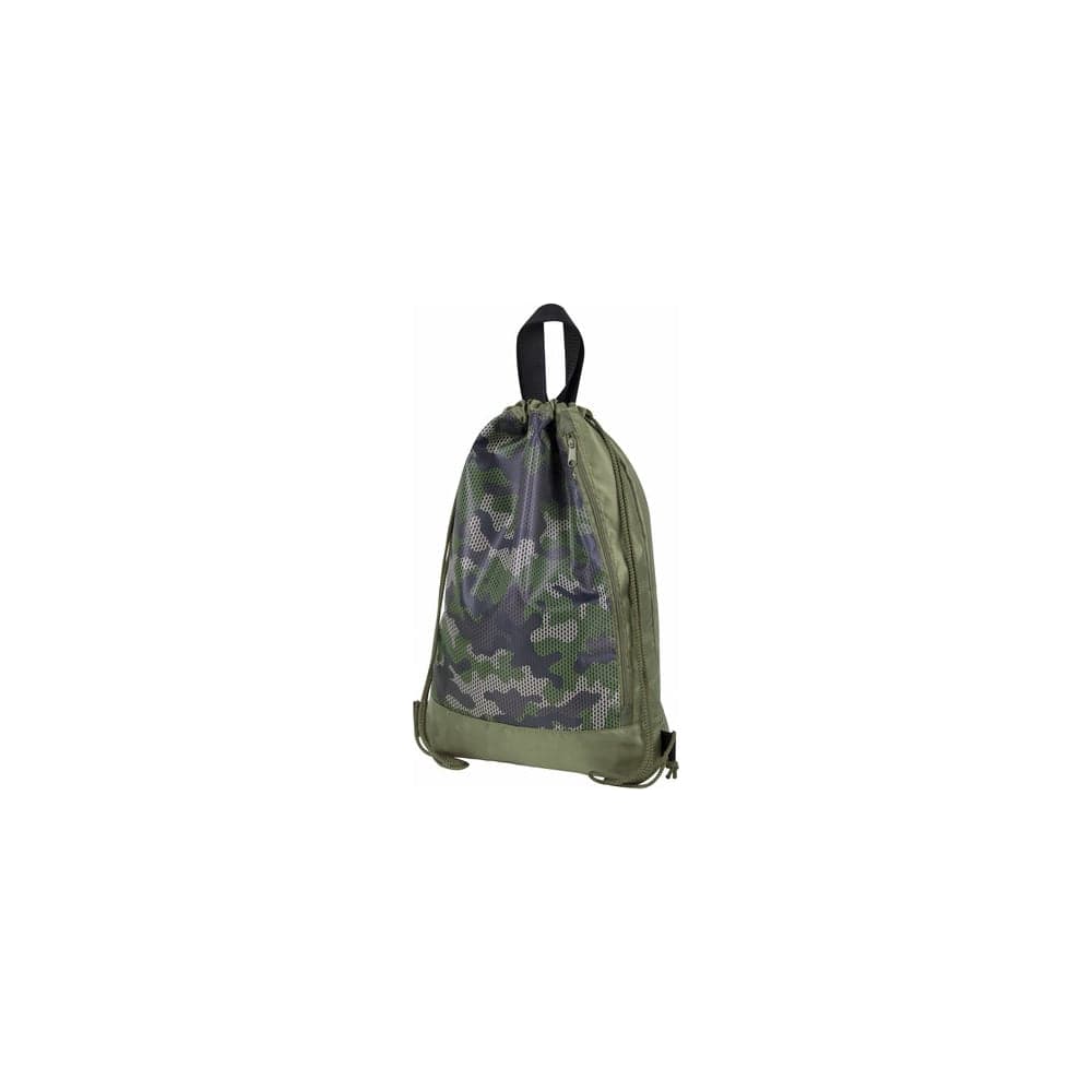 Мешок для обуви ЮНЛАНДИЯ Camo Mode с ручками, боковой карман на молнии, 46x36 см 271613
