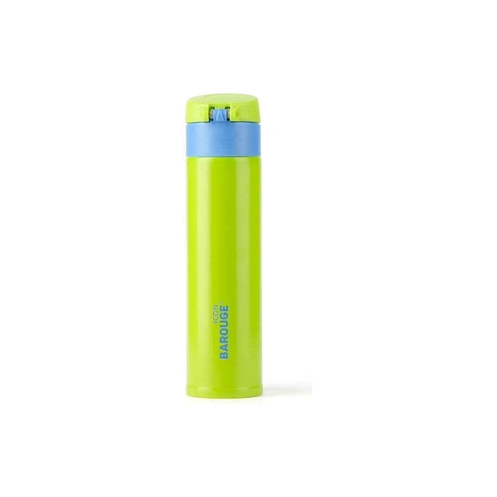 Термобутылка BAROUGE Travel Bottle лайм/голубая, из нержавеющей стали BT-154 350 мл/лайм/голубой