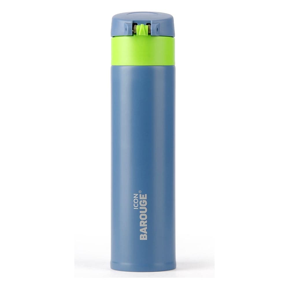Термобутылка BAROUGE Travel Bottle из нержавеющей стали, 350 мл BT-154 350 мл/дэним/зеленый