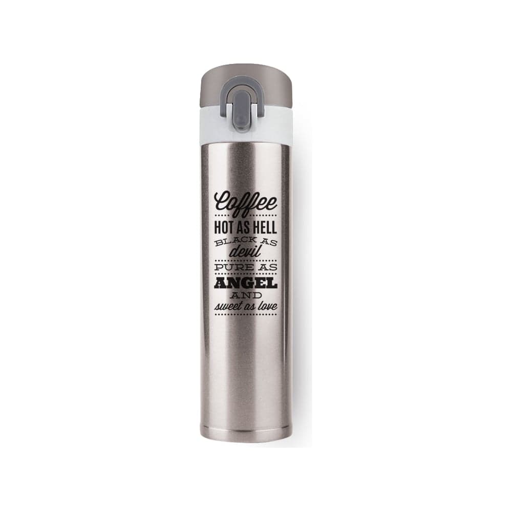 Термобутылка BAROUGE Travel Bottle серебро, из нержавеющей стали BT-134 350 мл/сильвер