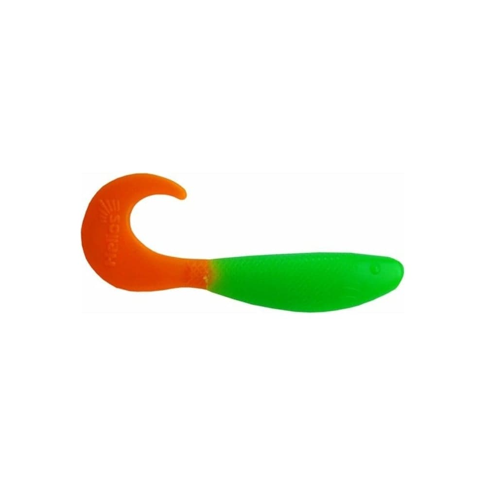 Твистер Helios hs-13-020 hybrid 2.75"/7.0 см, lime/orange, 7шт 00000130232