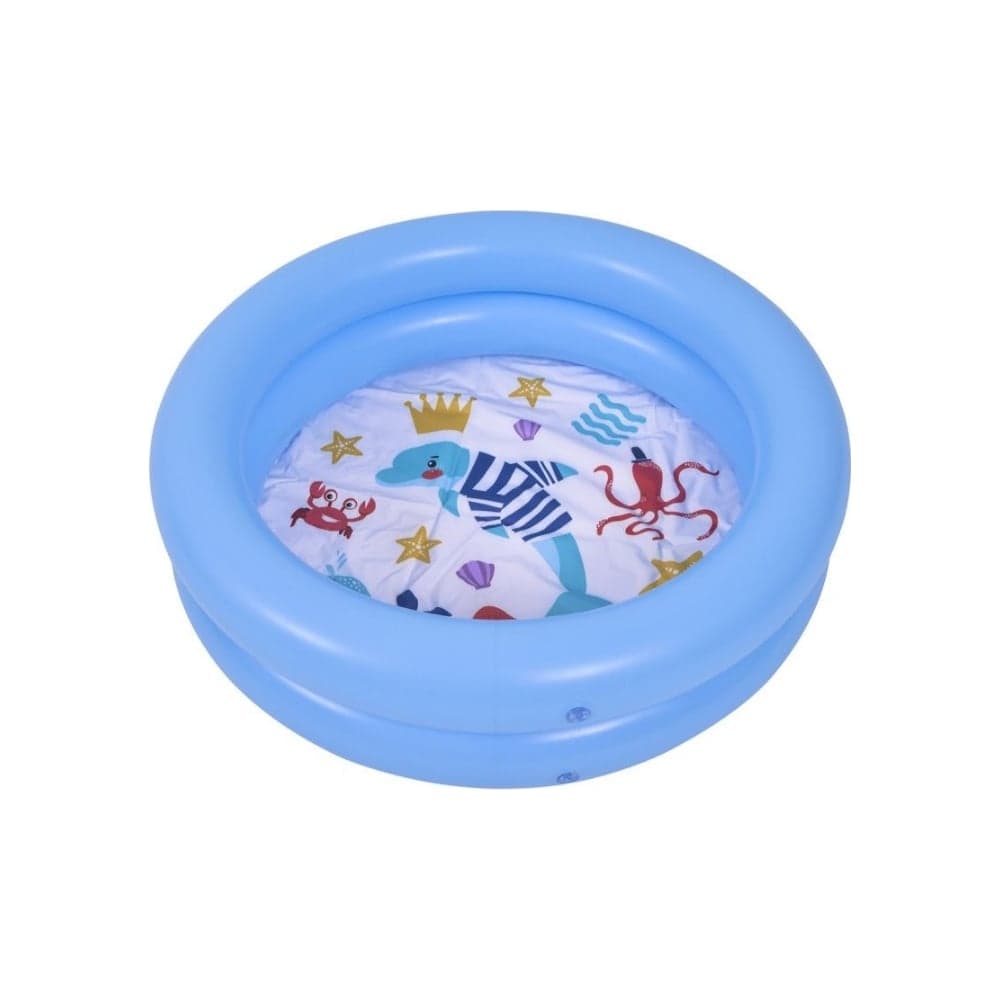 Бассейн из двух колец Sunclub 57157 с дизайном морских животных, 76x20 см 105499