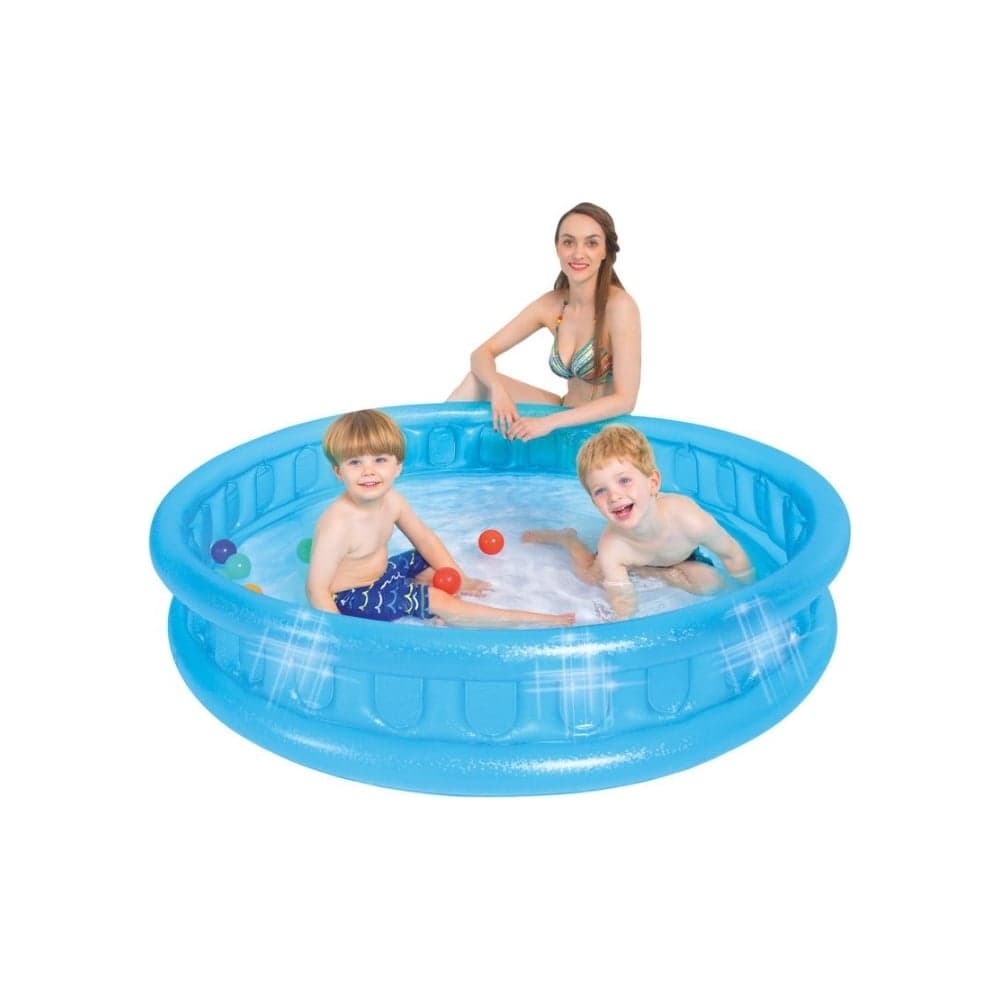 Бассейн Sunclub 51004 с мягкими бортиками, 155x32 см 366060