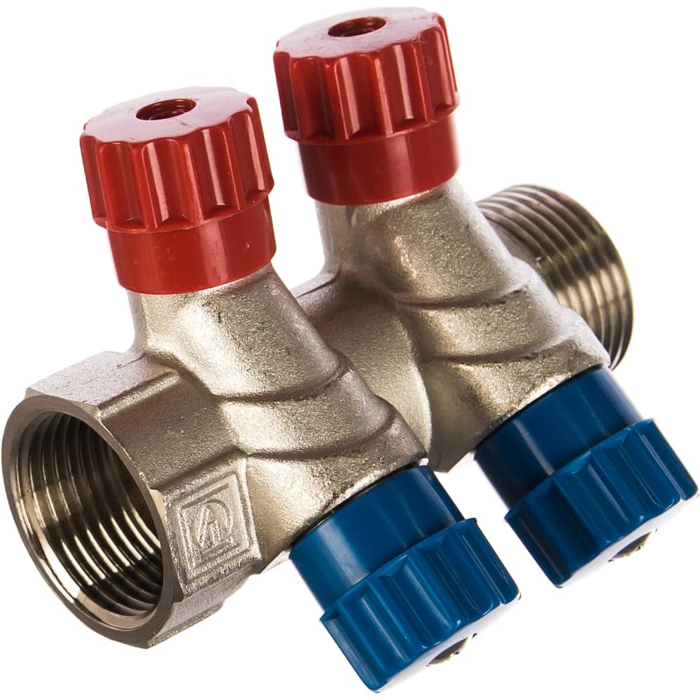 Коллектор никелированный с вентилями (3/4"; 3 х 1/2") Valtec VTc.560.N.0503 74970 - 59