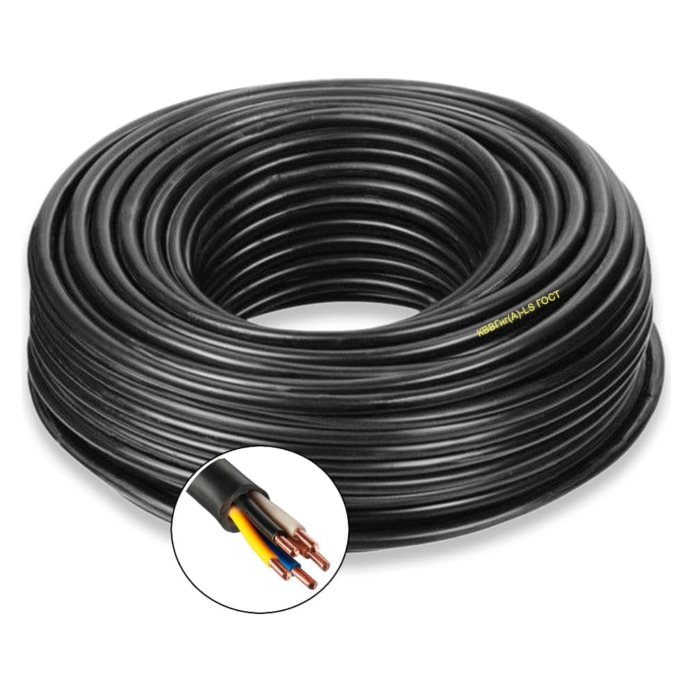 Контрольный кабель ПРОВОДНИК кввгнг(a)-ls 5x2.5 мм2, 1м OZ1671L1