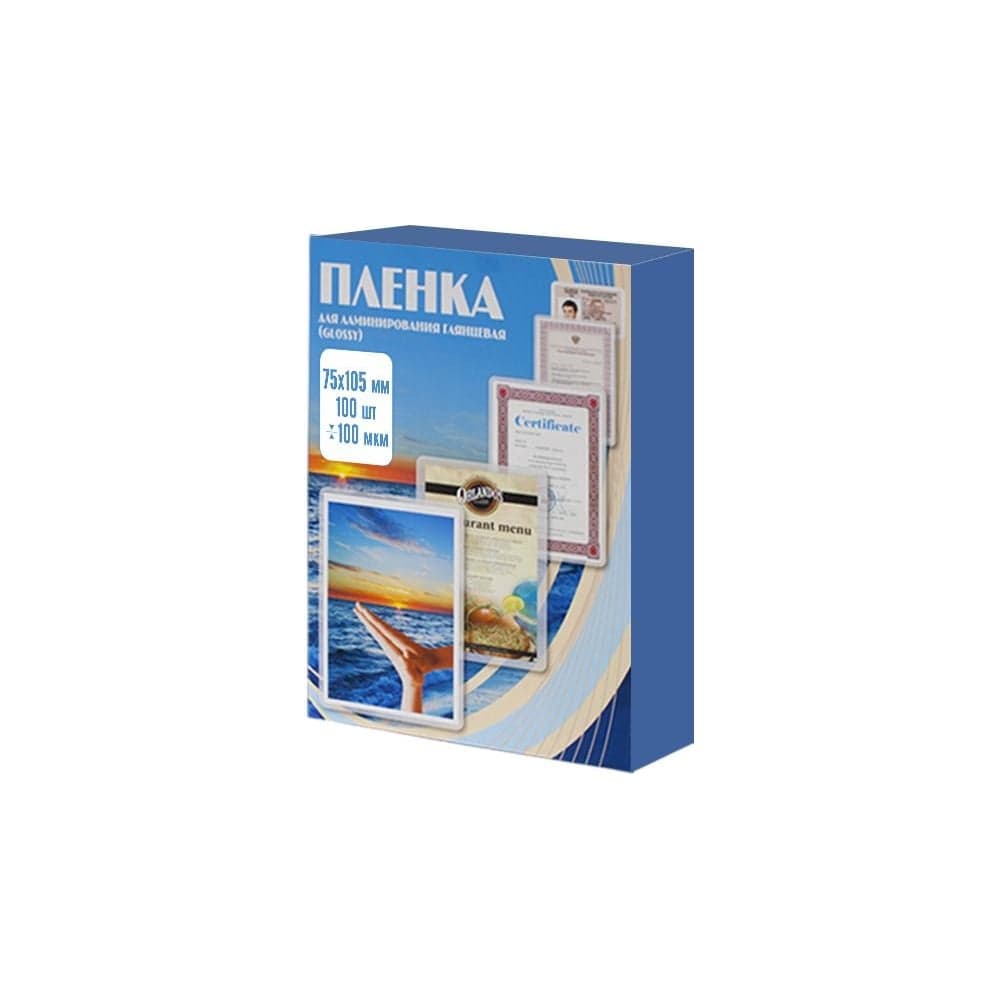 Пленка Office Kit 75x105, 100 мкм, 100 шт. PLP10609