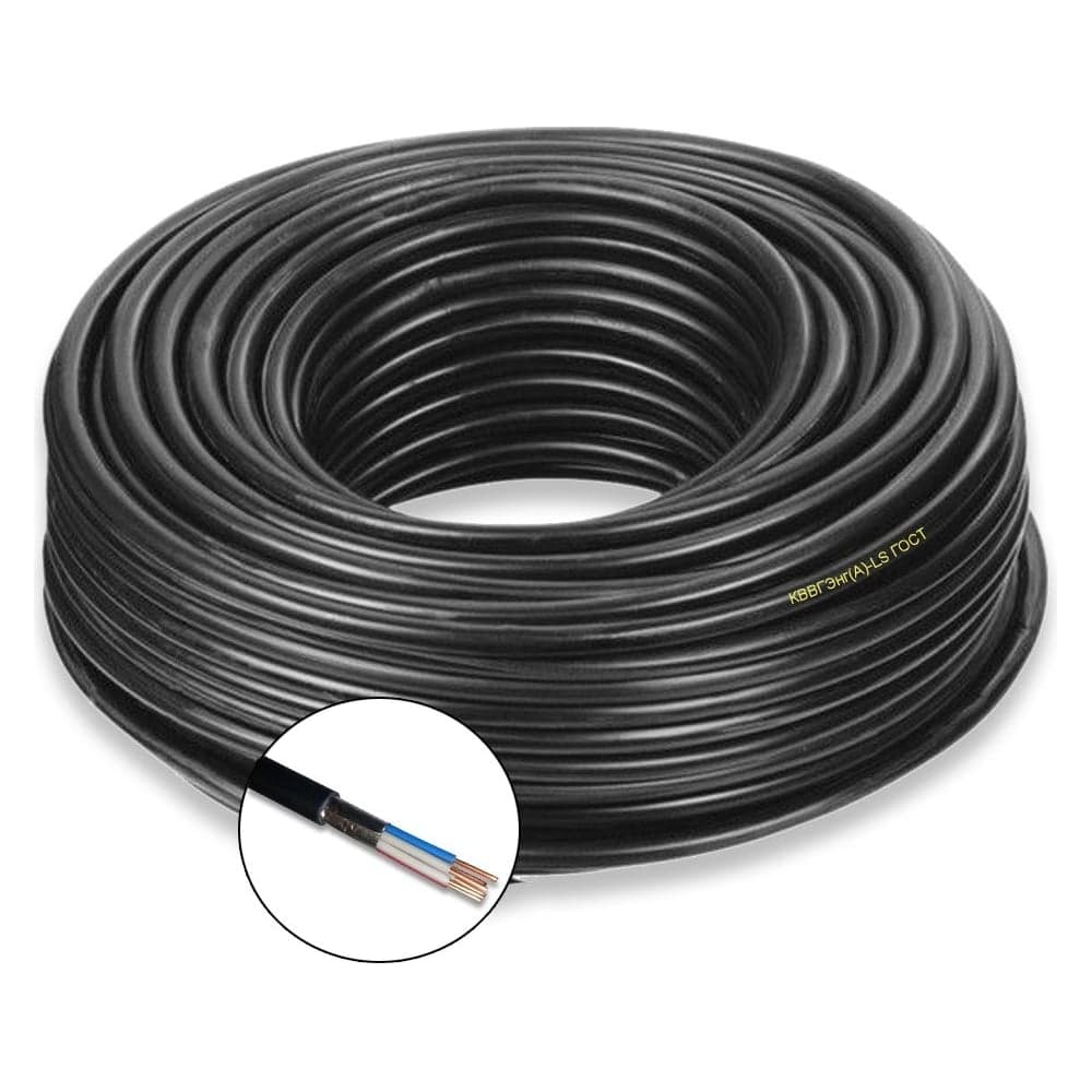 Контрольный кабель ПРОВОДНИК кввгэнг(a)-ls 4x1 мм2, 1м OZ2293L1