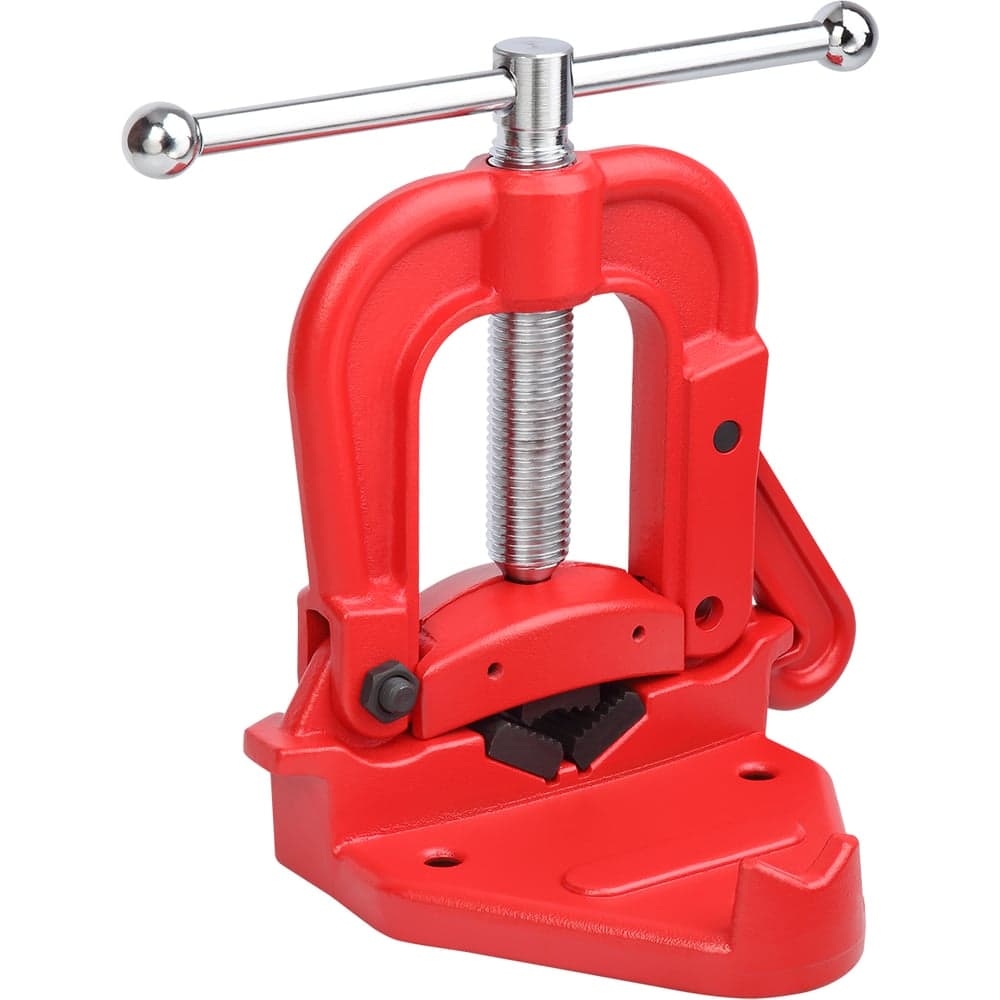 Тиски откидные трубные до 3" HEAVY DUTY REKON 031003