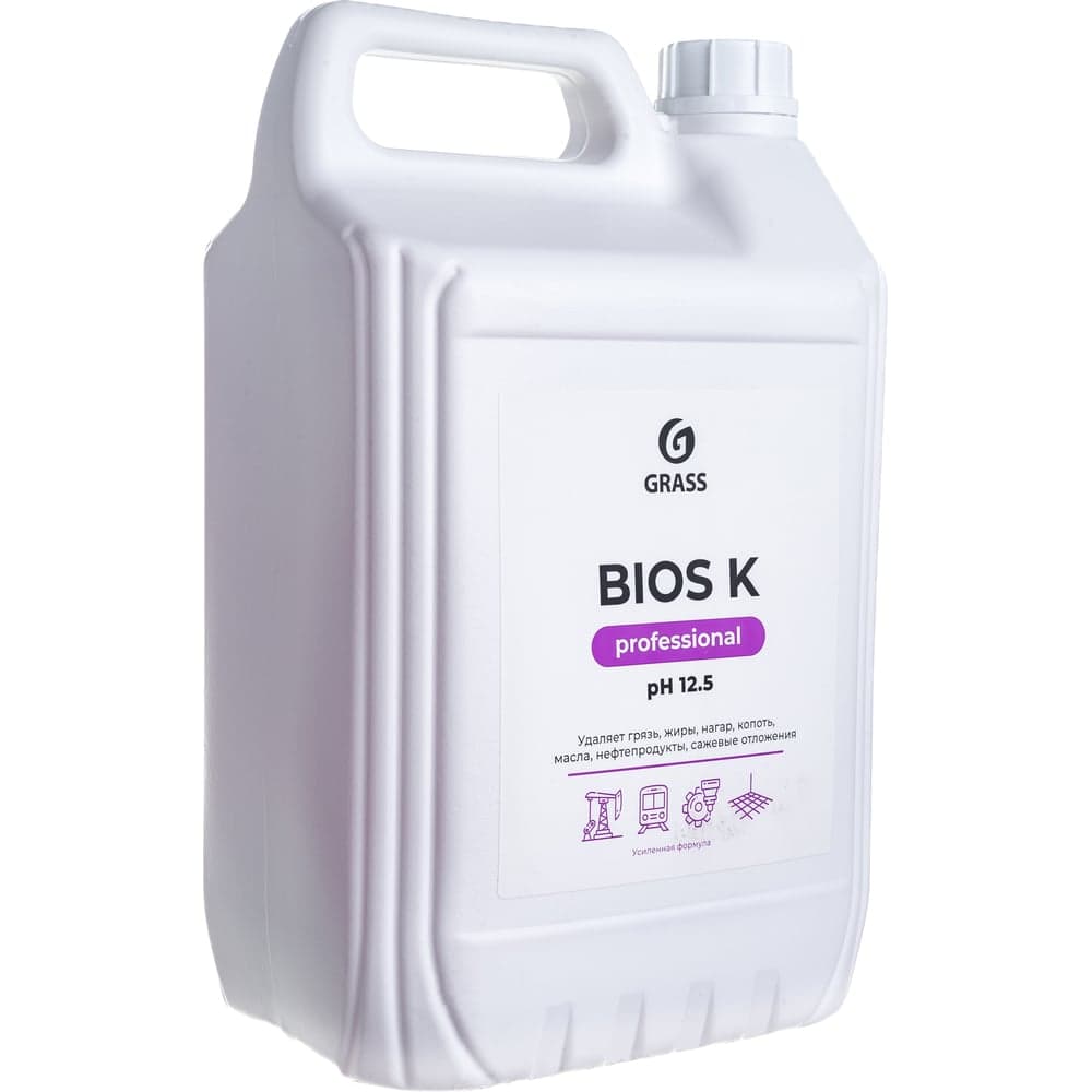 Моющее средство от жира нагара копоти Grass BIOS K 5л 125196
