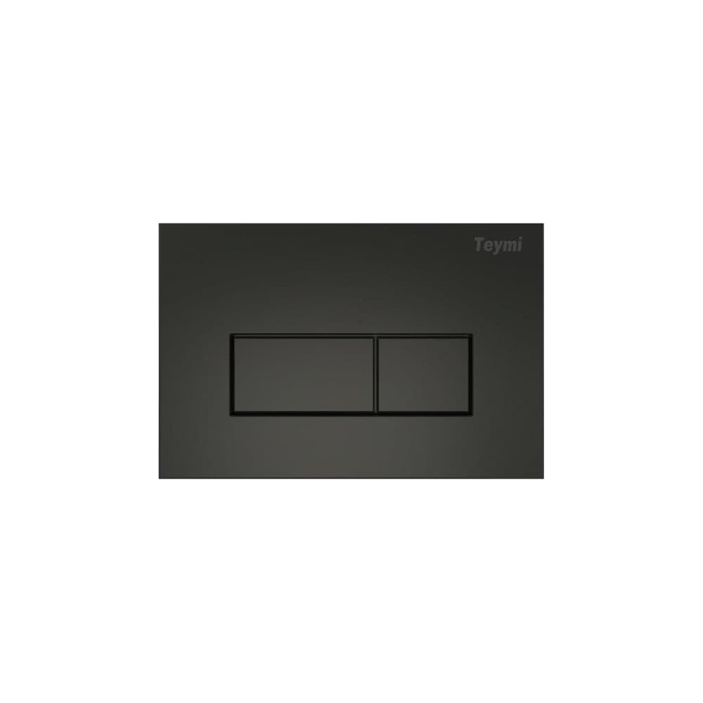 Клавиша смыва Teymi Kati двойной смыв, черный матовый T70203BM ЦБ-00266822