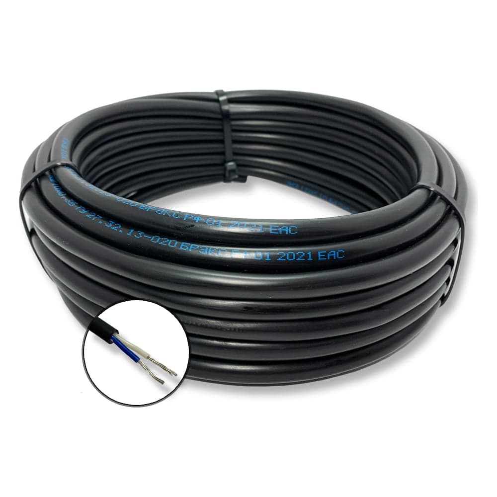 Монтажный кабель МКШнг(А)-LS ПРОВОДНИК 2x0.75 мм2, 5м OZ115655L5