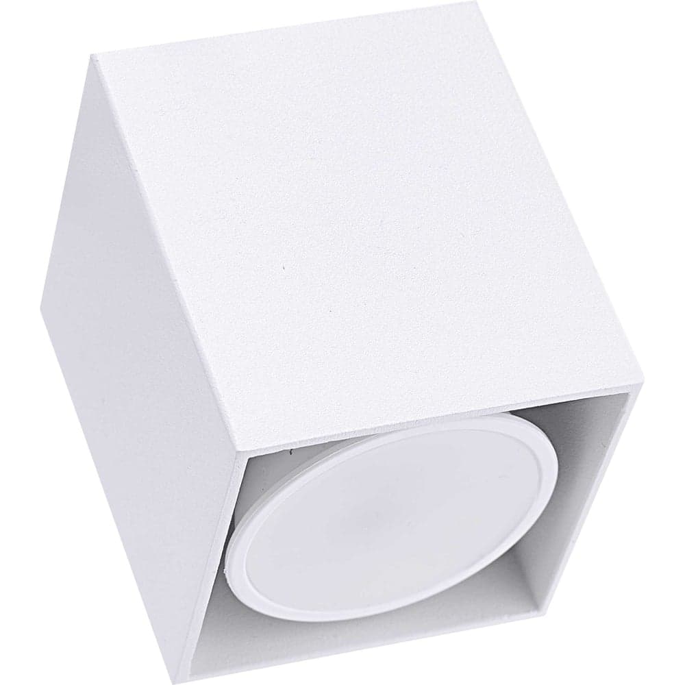 Накладной светильник truEnergy под лампу GU10 65x65xH70 IP20 белый/алюминий 21351