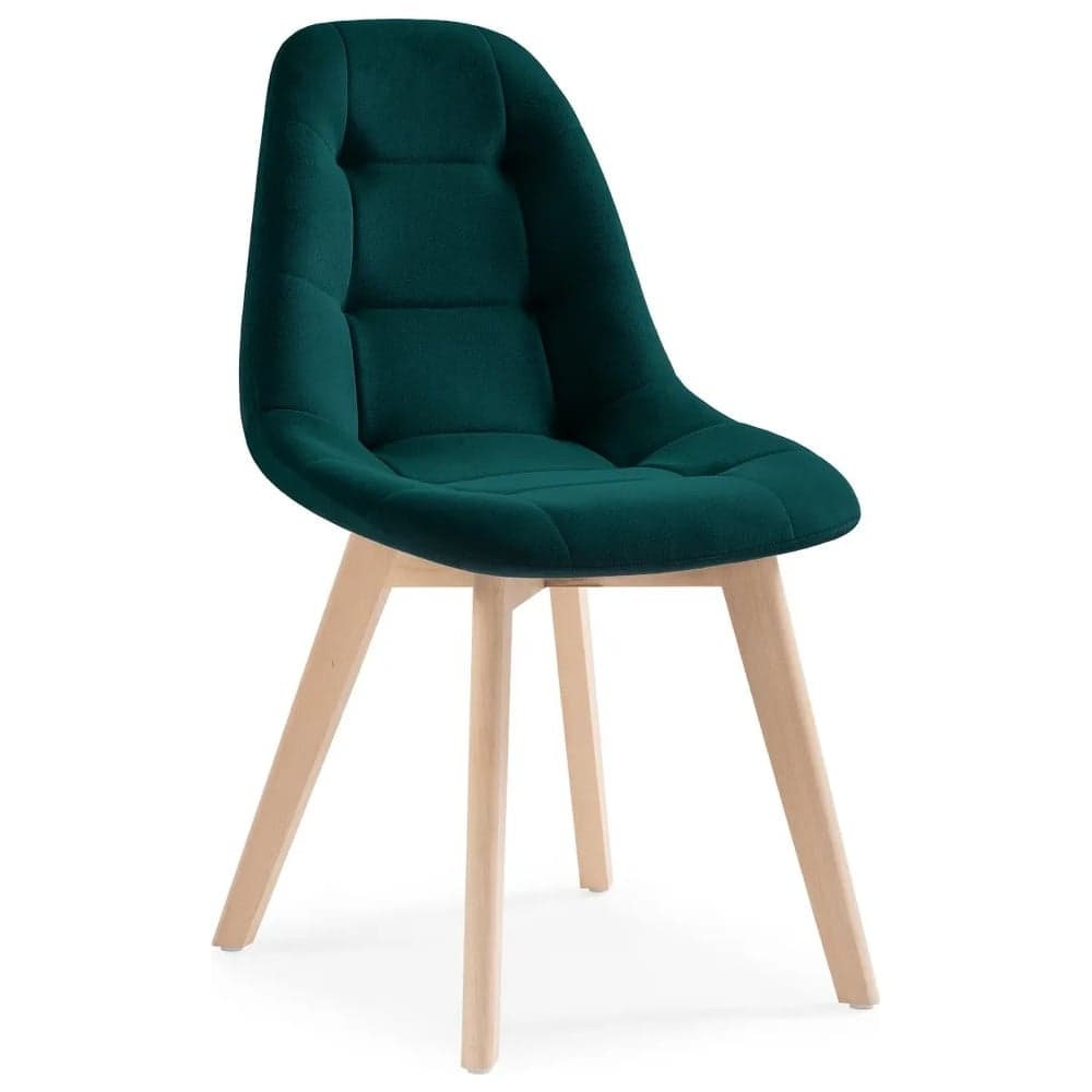 Деревянный стул Woodville filip green/wood 15100