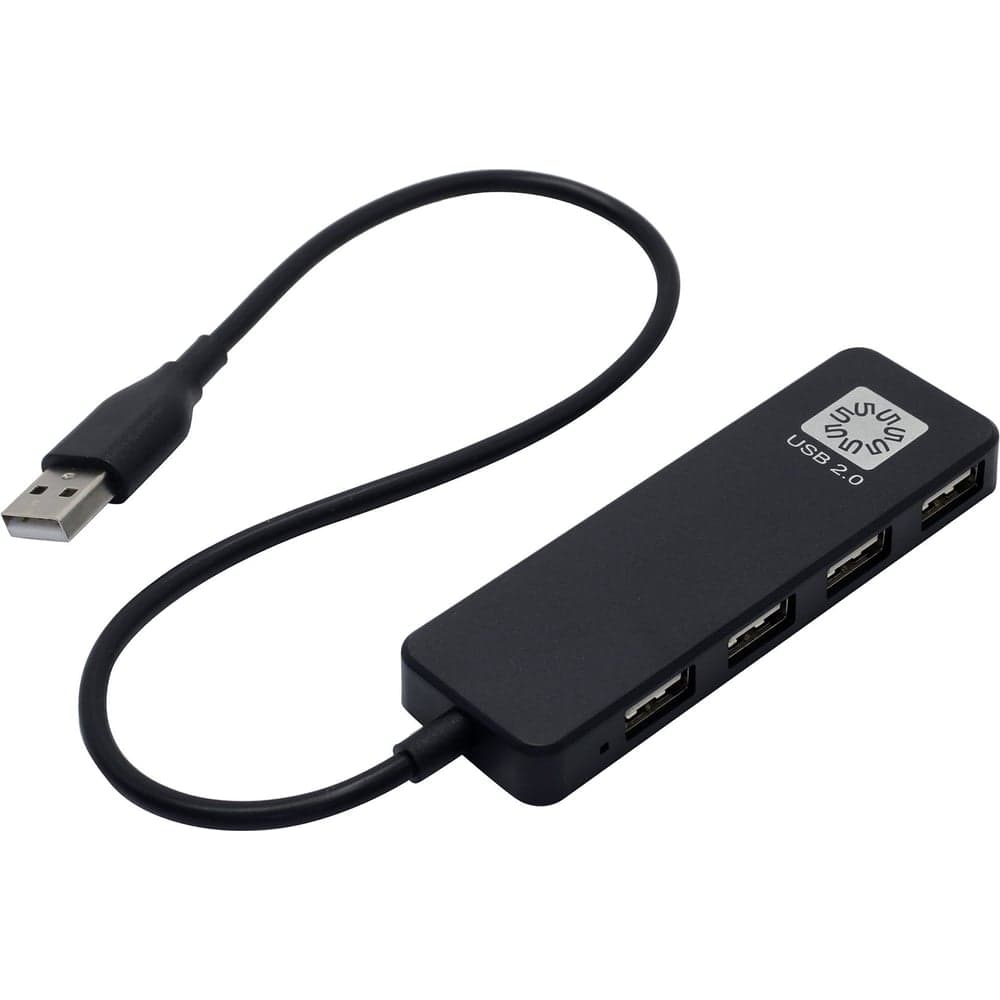 Концентратор 5Bites 4хusb2.0 / usb plug / black HB24-209BK