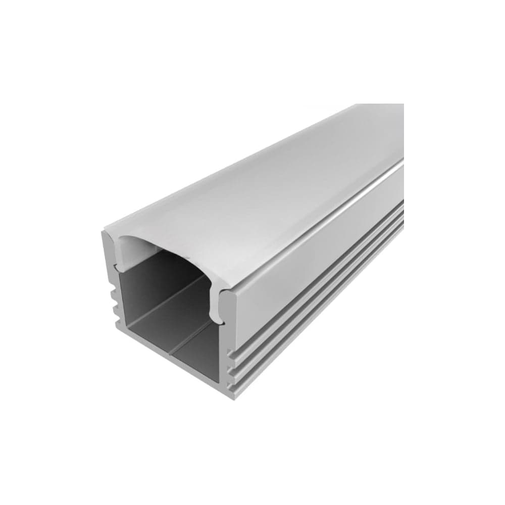 Комплект алюминиевого профиля LEDCRAFT с экраном и заглушками LC-LP1216M16-1 1638000010