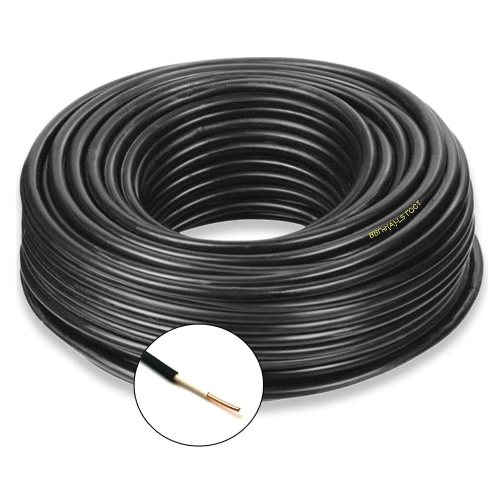 Силовой кабель ПРОВОДНИК ввгнг(a)-ls 1x1.5 мм2, 10м OZ10151L10