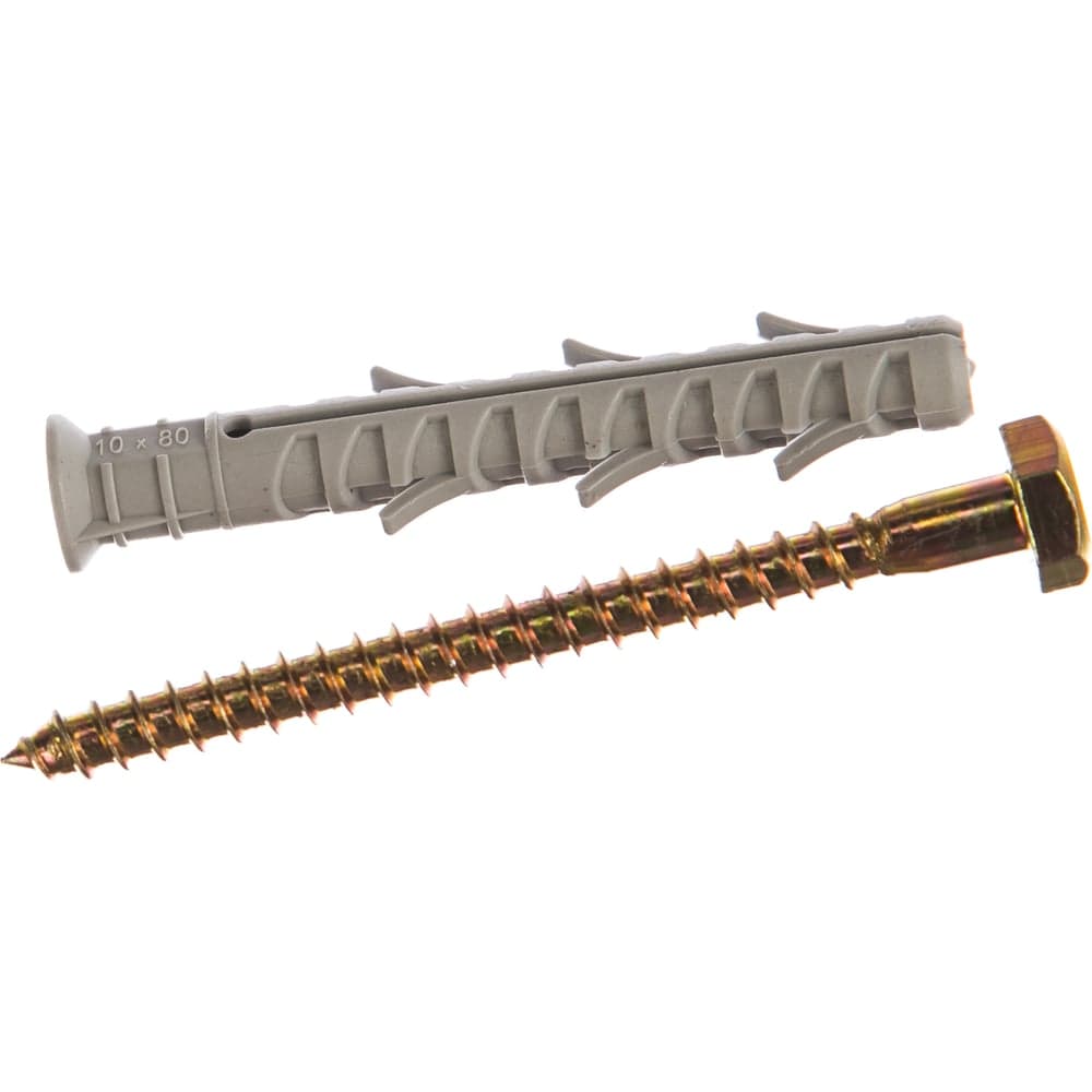 Фасадный дюбель 10х80, 6шт- пакет Tech-Krep TSX-S 127599