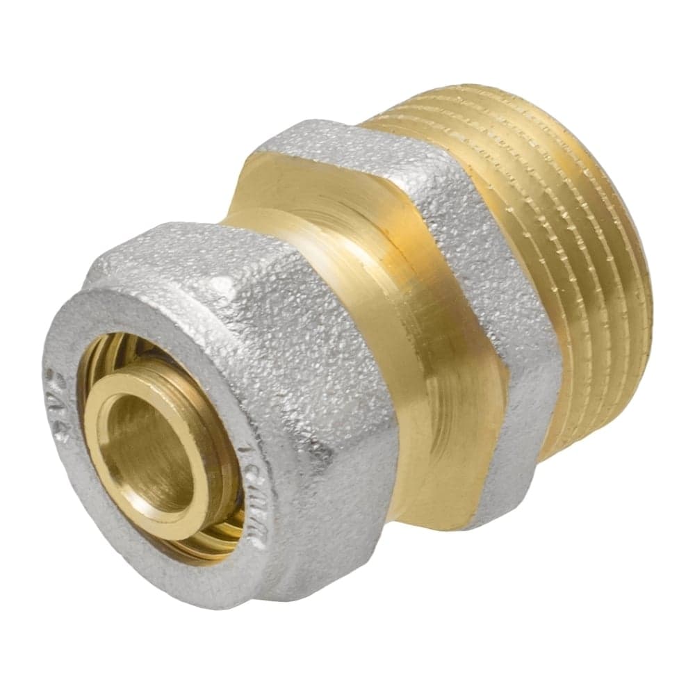 Соединитель патрубок 16х3/4" ц/ш Rvc RC 00657