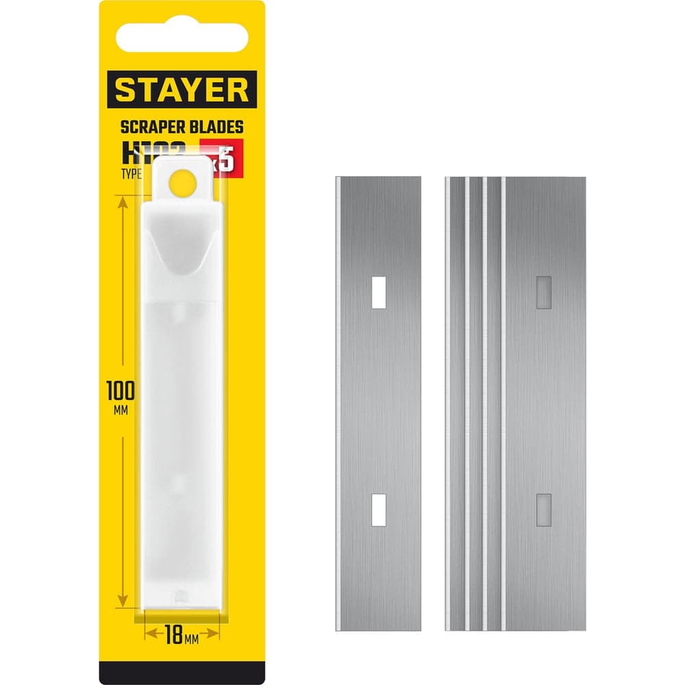 Лезвие для скребков STAYER 5 шт 100 мм 08515-S5_z02