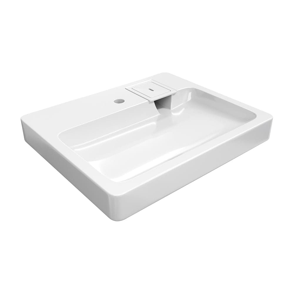 Раковина над стиральной машиной Teymi Kati Pro 60x50, литьевой мрамор T50411 ЦБ-00266895