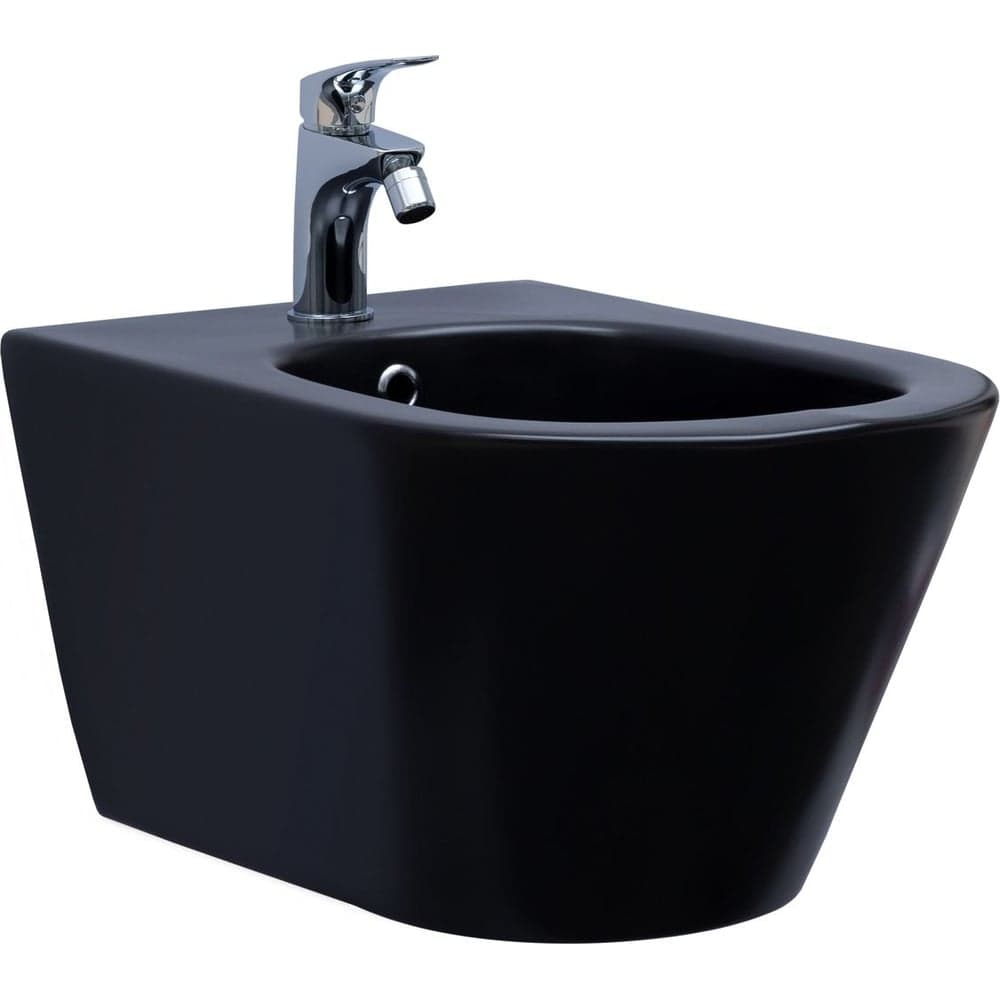 Подвесное биде Aquanet LAKE-B2B 530x335 мм., черный матовый 316464 00316464