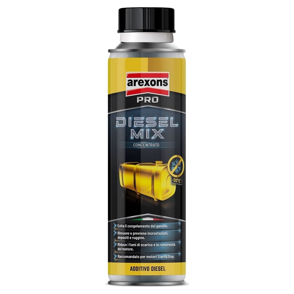 Антигель дизеля +очиститель системы топлива AREXONS DIESEL MIX 500 мл, шт 9849