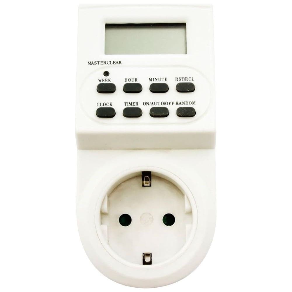 Розетка с таймером, недельная электронная, мощность 3500W/16A FERON TM22/61925 23205