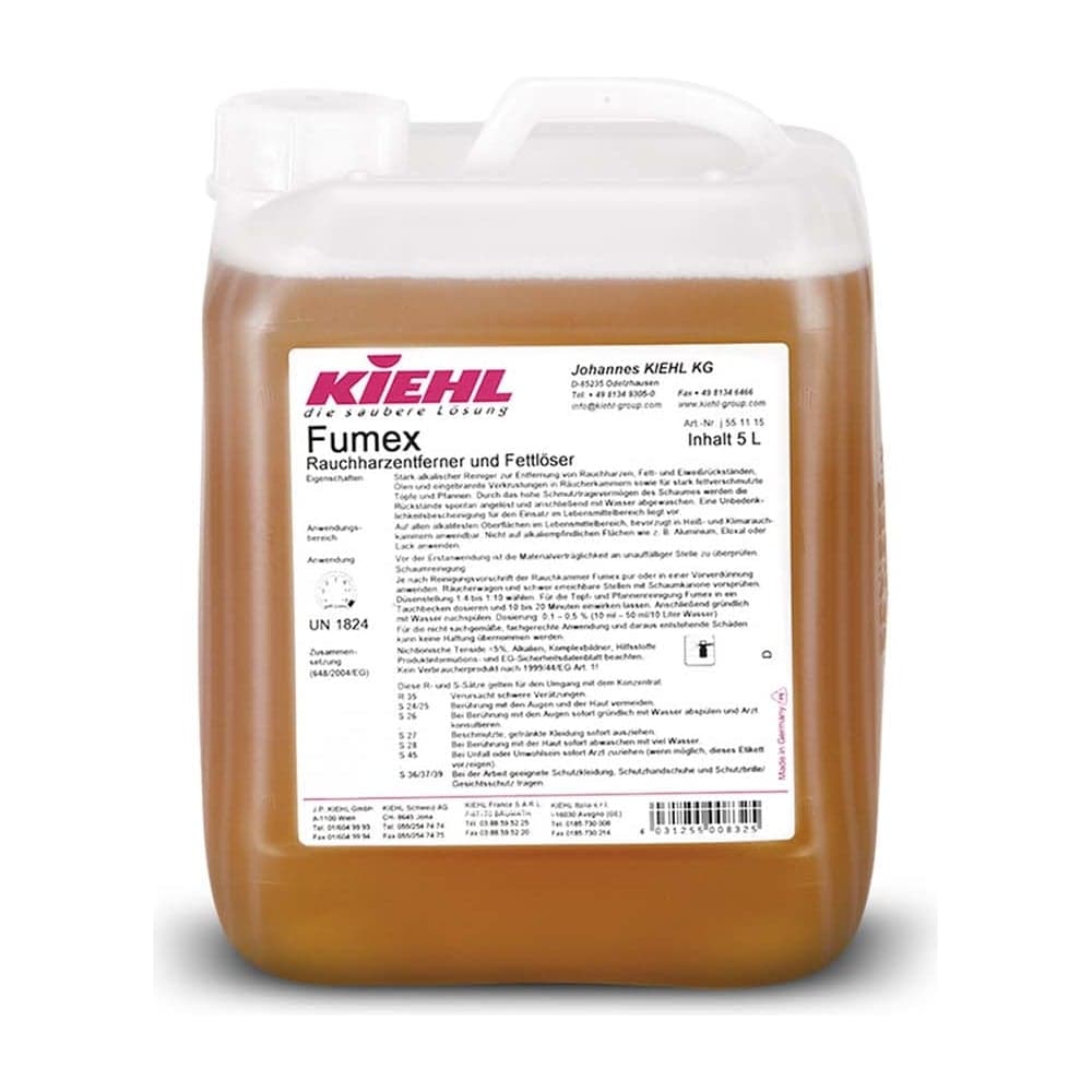 Щелочное специальное средство для коптильных камер KIEHL Johannes KG Fumex удаление нагара, 5л j551105
