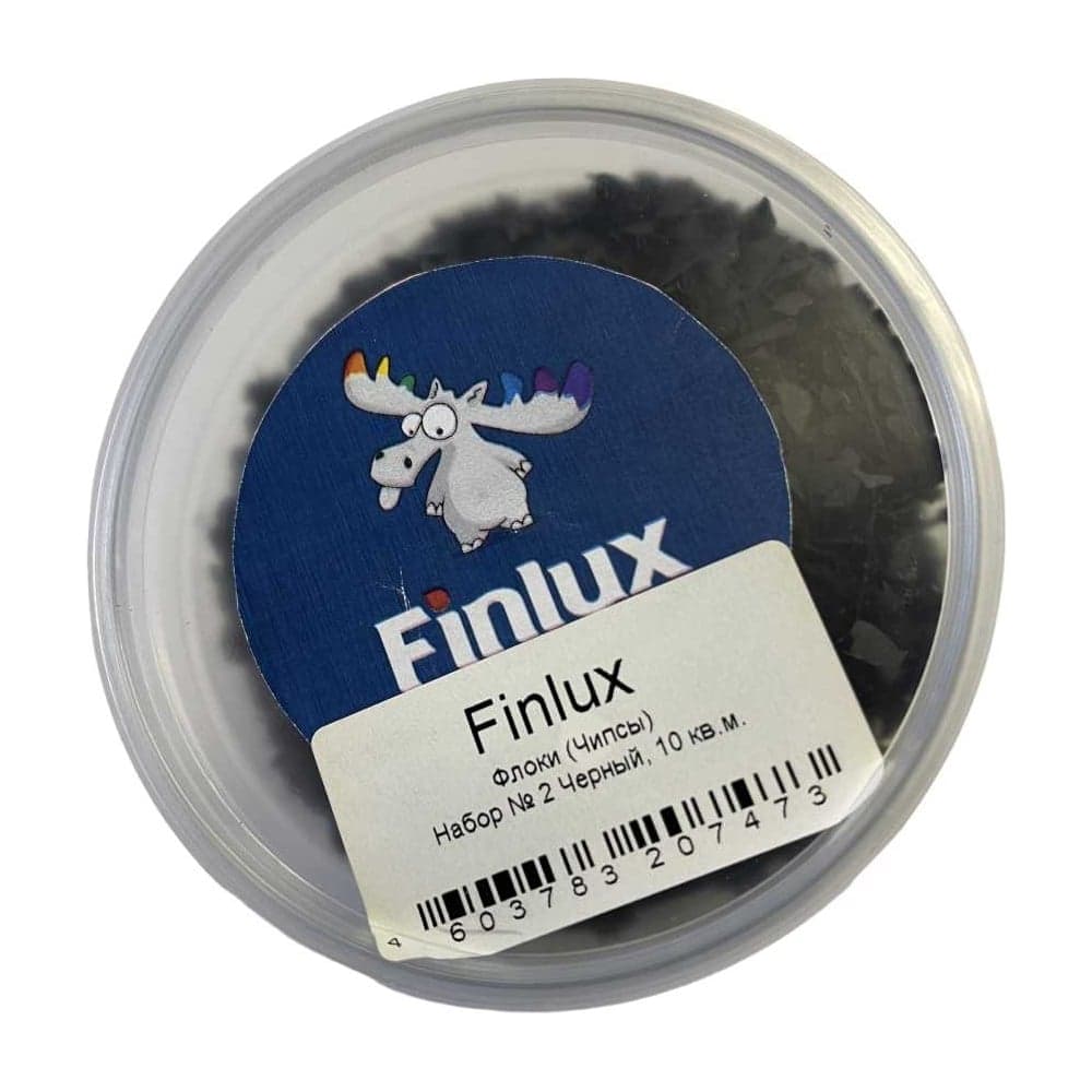 Флоки Finlux Набор Набор № 2 черный, 10 кв.м, 0.1 кг 4603783207473 - 2