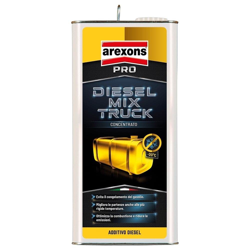 Антигель+многофункциональный очиститель дизельного двигателя AREXONS DIESEL MIX SPECIAL TRUCK 5000 мл, шт 9824