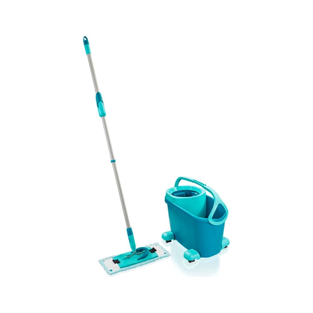 Комплект: Швабра + ведро на колесах, с механизмом отжима Leifheit CLEAN TWIST M Ergo mobile 52121