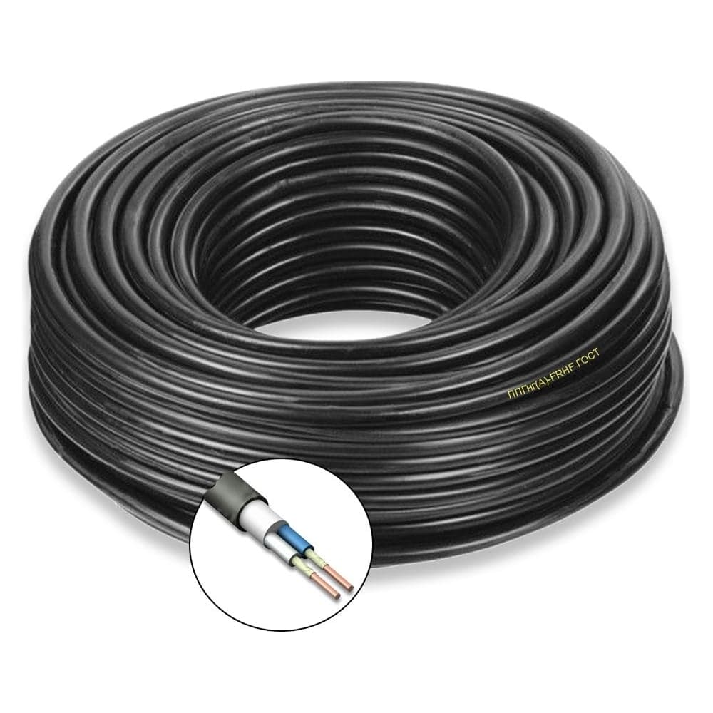 Силовой кабель ПРОВОДНИК ппгнг(a)-frhf 2x1.5 мм2, 1м OZ100796L1