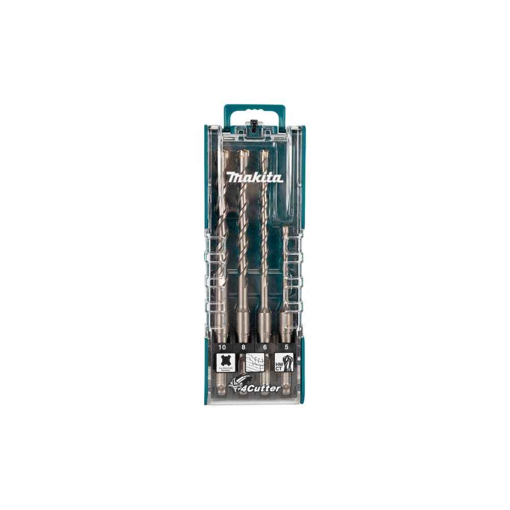 Набор буров 4Cutter (4 шт.; 5, 6, 8, 10 мм; SDS-plus) Makita E-14249