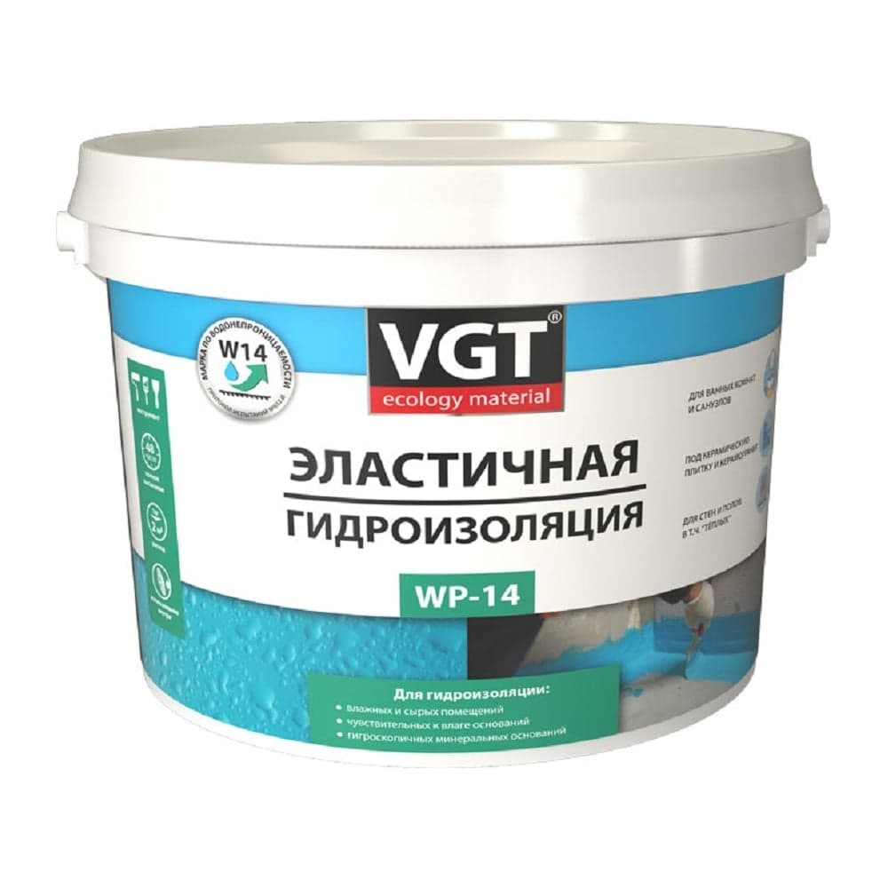 Эластичная гидроизоляция VGT wp-14 3 кг 11612000