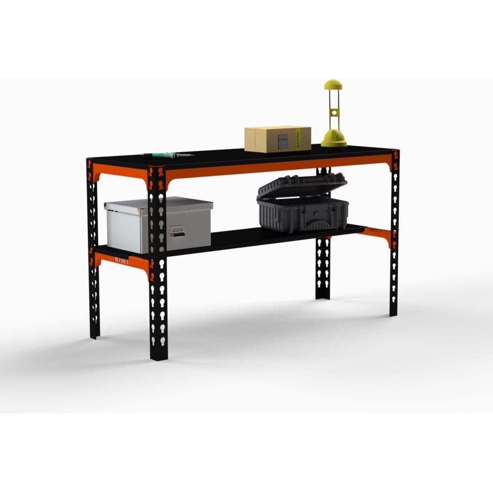 Металлический стол ООО Металекс Metalex 750x1000x400 мм, оранжево-чёрный SMMO751040