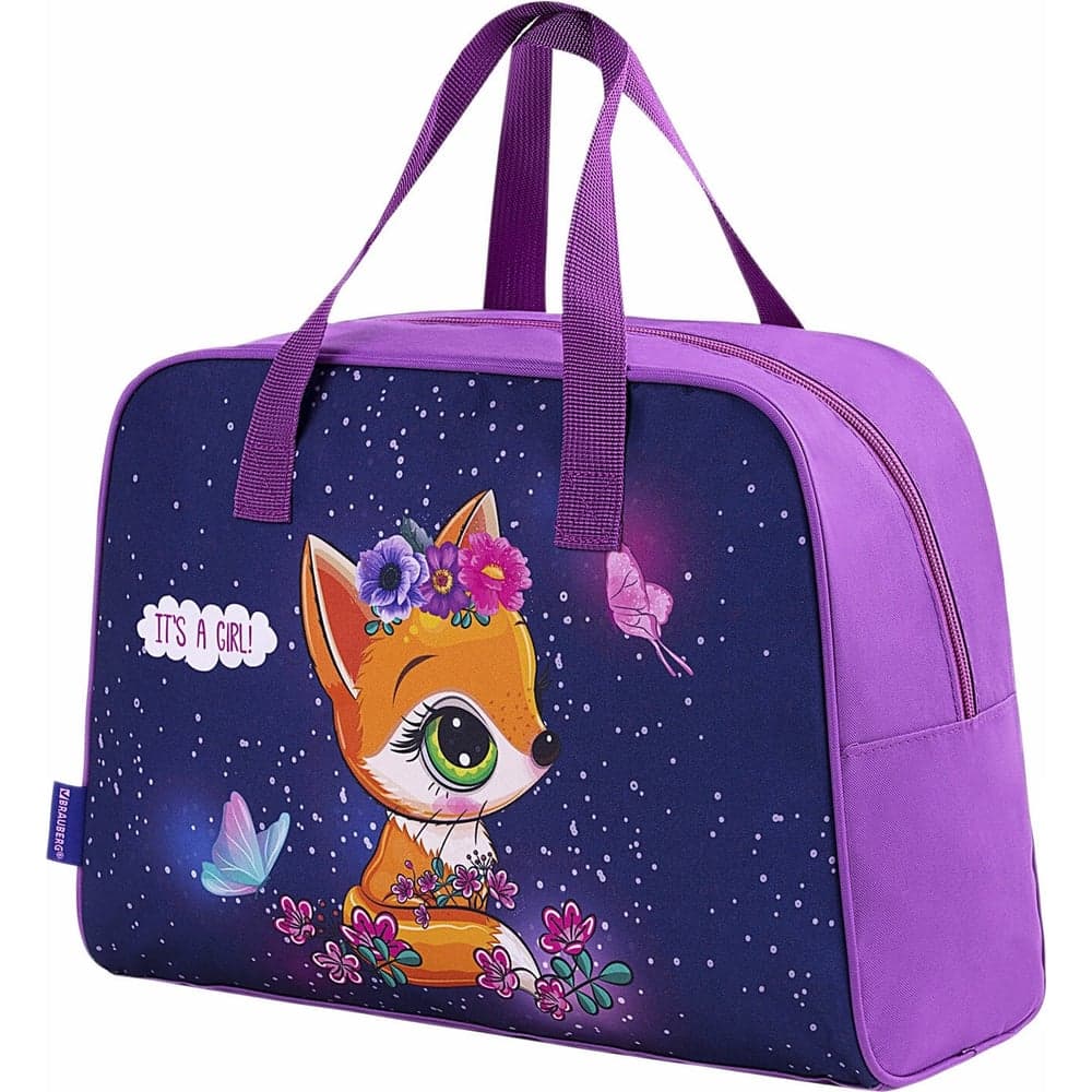 Сумка для внешкольных занятий с ручками BRAUBERG 35x25x15 см, little fox 271591