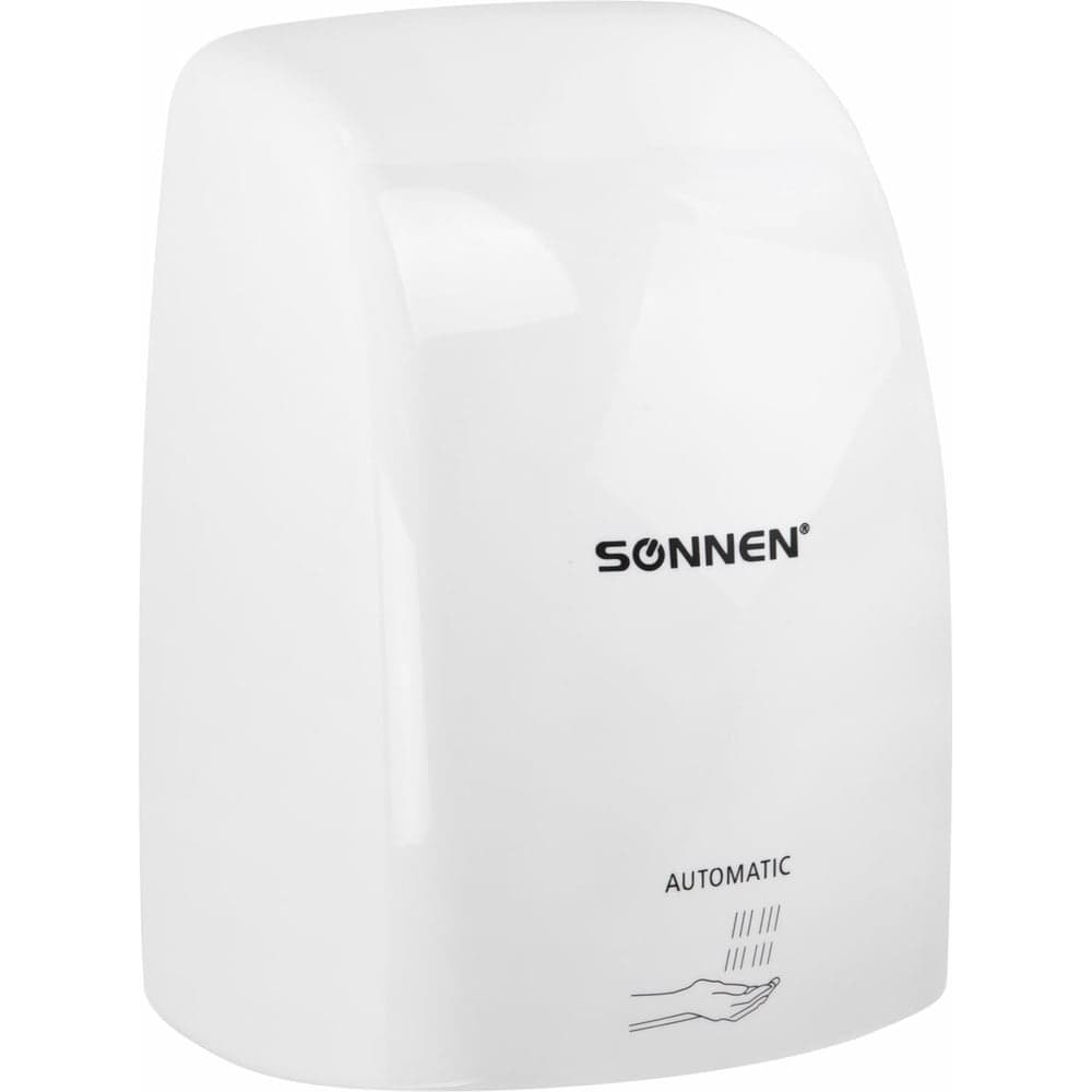Высокоскоростная сушилка для рук SONNEN hd-fl-2009, 1200 Вт, пластиковый корпус, белая 607959