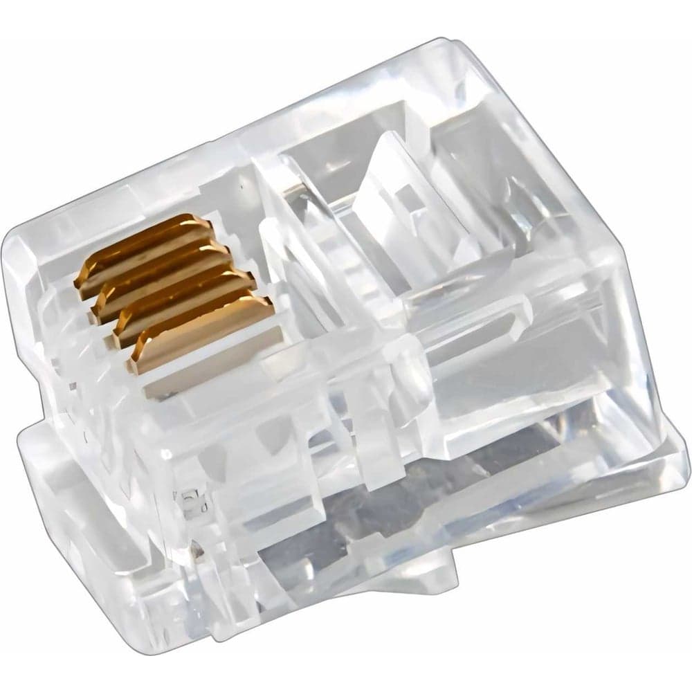 Телефонный разъем REXANT UTP, RJ-14 (6P4C), CAT 3 05-1012